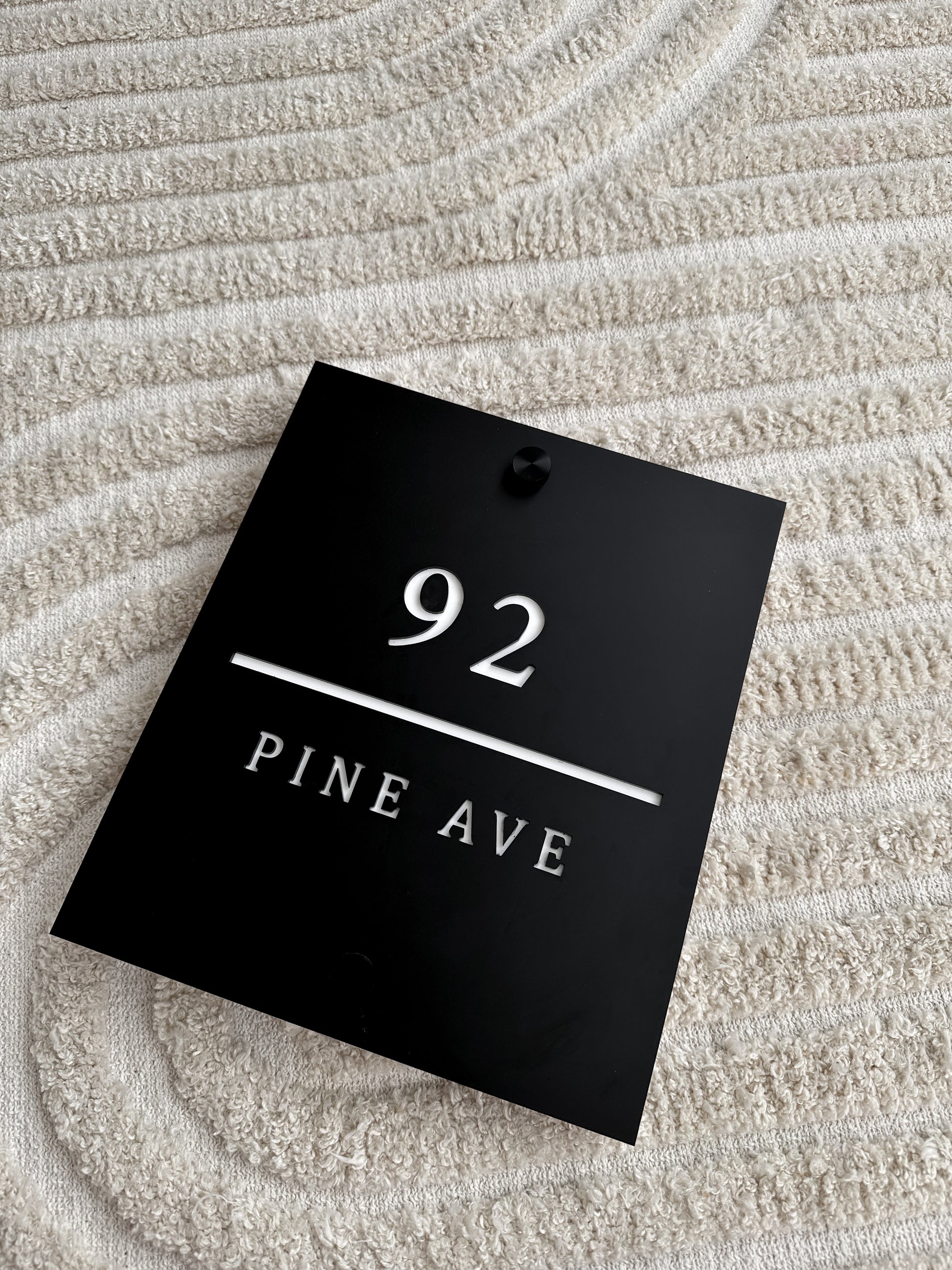 Rectangle House Signage – little redandco
